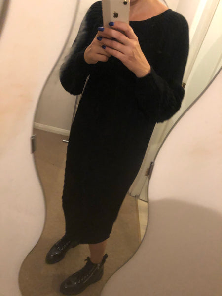 knitted jumper dress