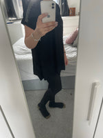 Diamanté shoulder stripe t shirt