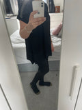 Diamanté shoulder stripe t shirt