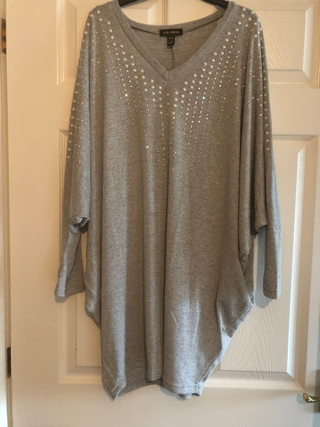 long sleeved batwing top
