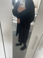 Knitted long cardigan