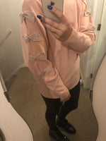 detailed bow jumper