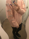 detailed bow jumper