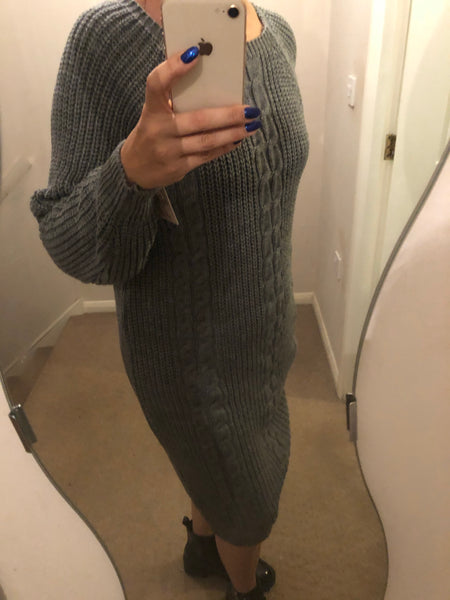 knitted jumper dress